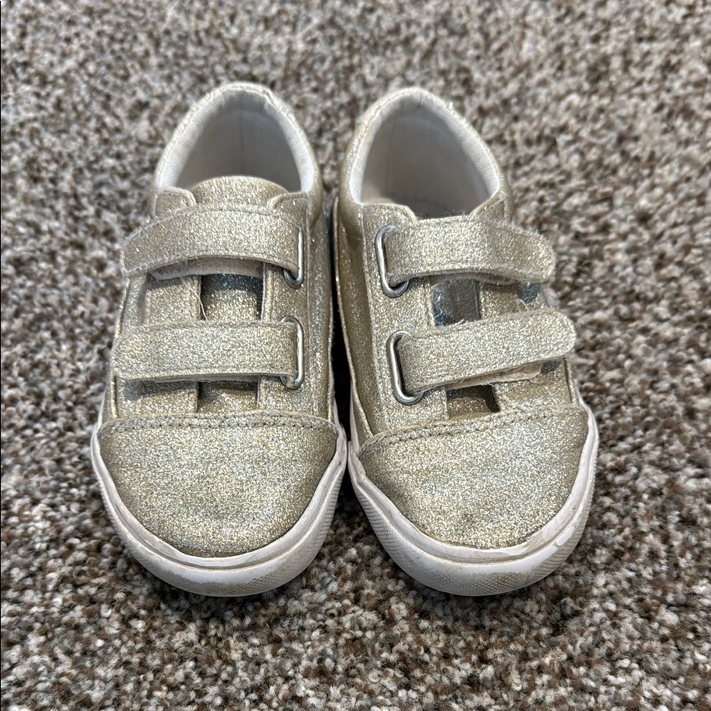 Sparkly Gold Kids Shoes
